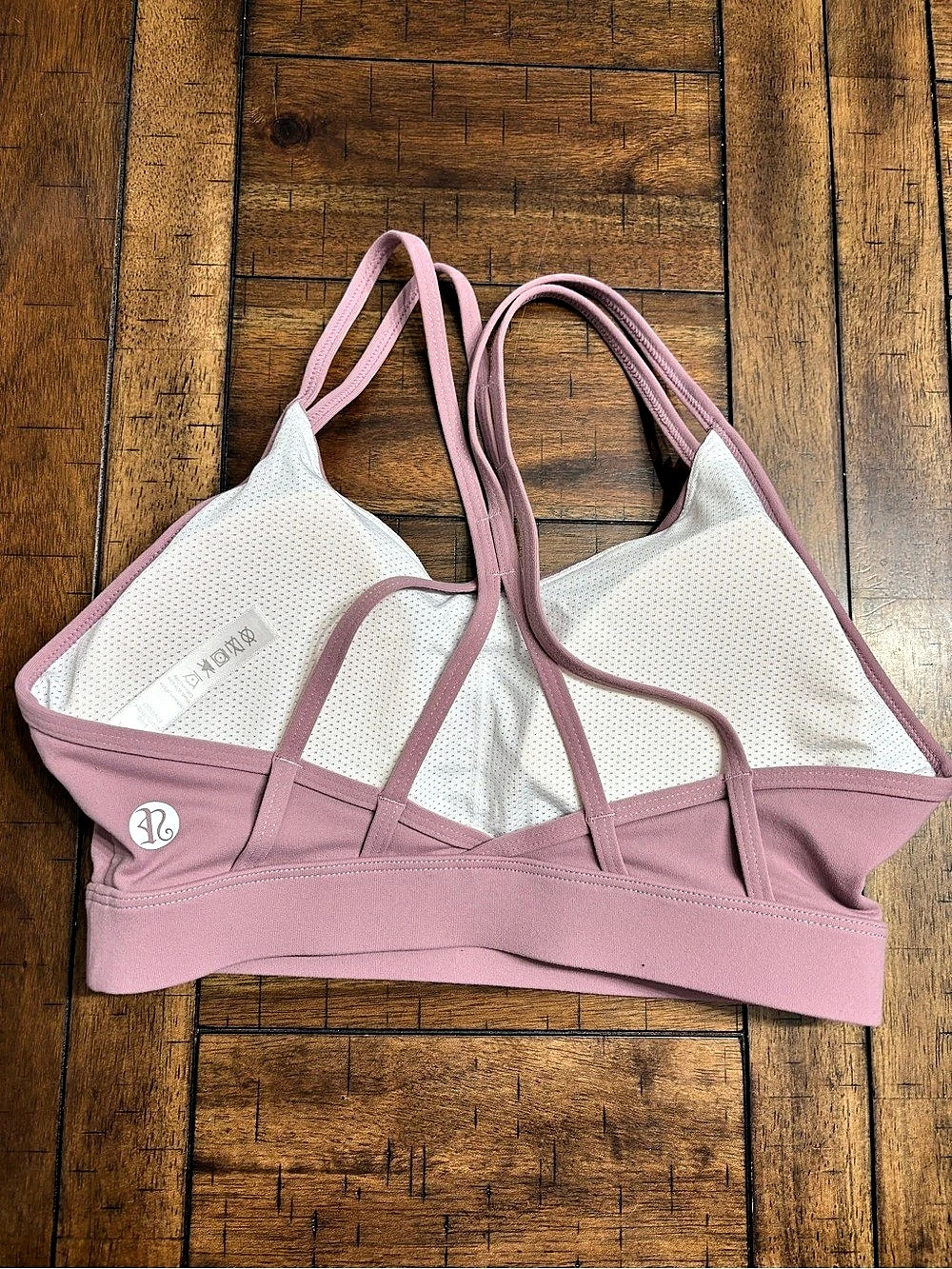 Running Girl Pink Sports Bra Size XS - Picture 2 of 5
